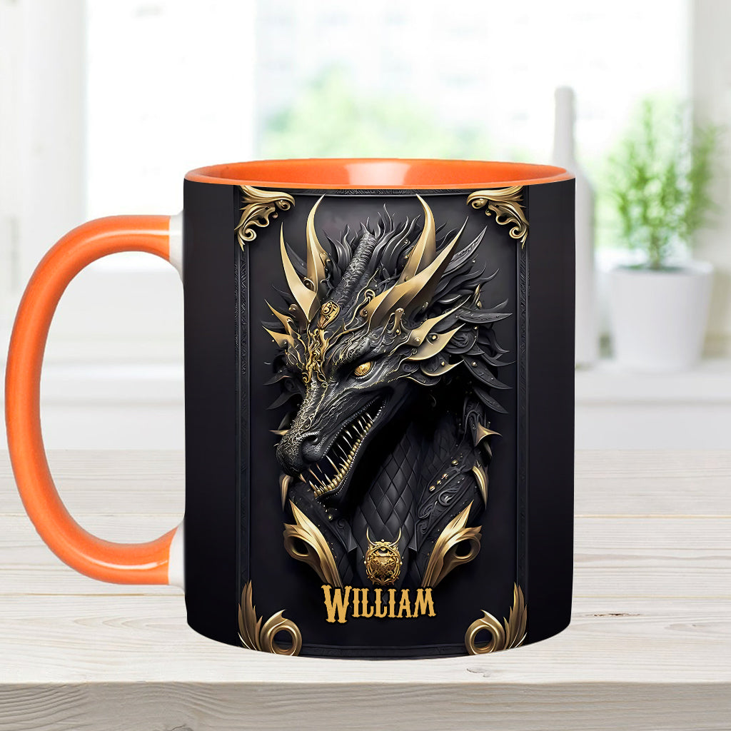 Mug personnalisé « J’adore les dragons »