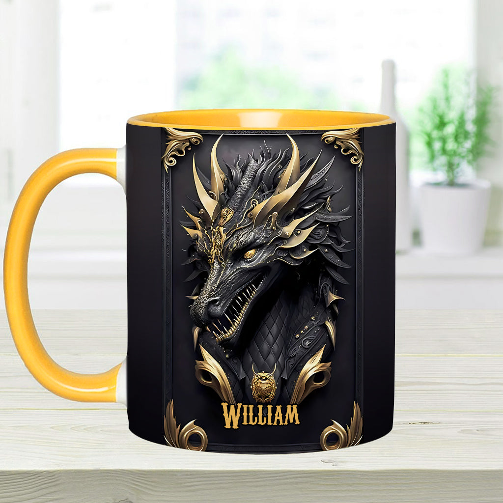 Mug personnalisé « J’adore les dragons »