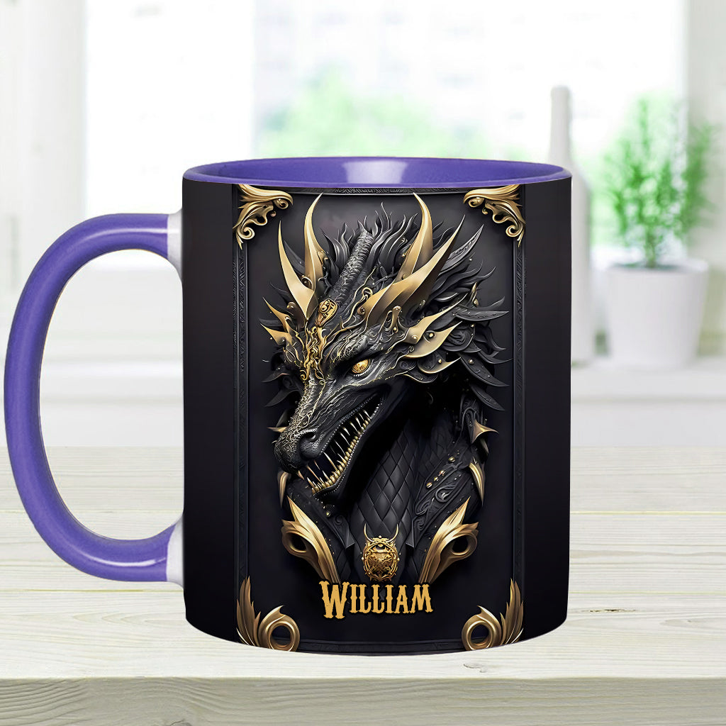 Mug personnalisé « J’adore les dragons »