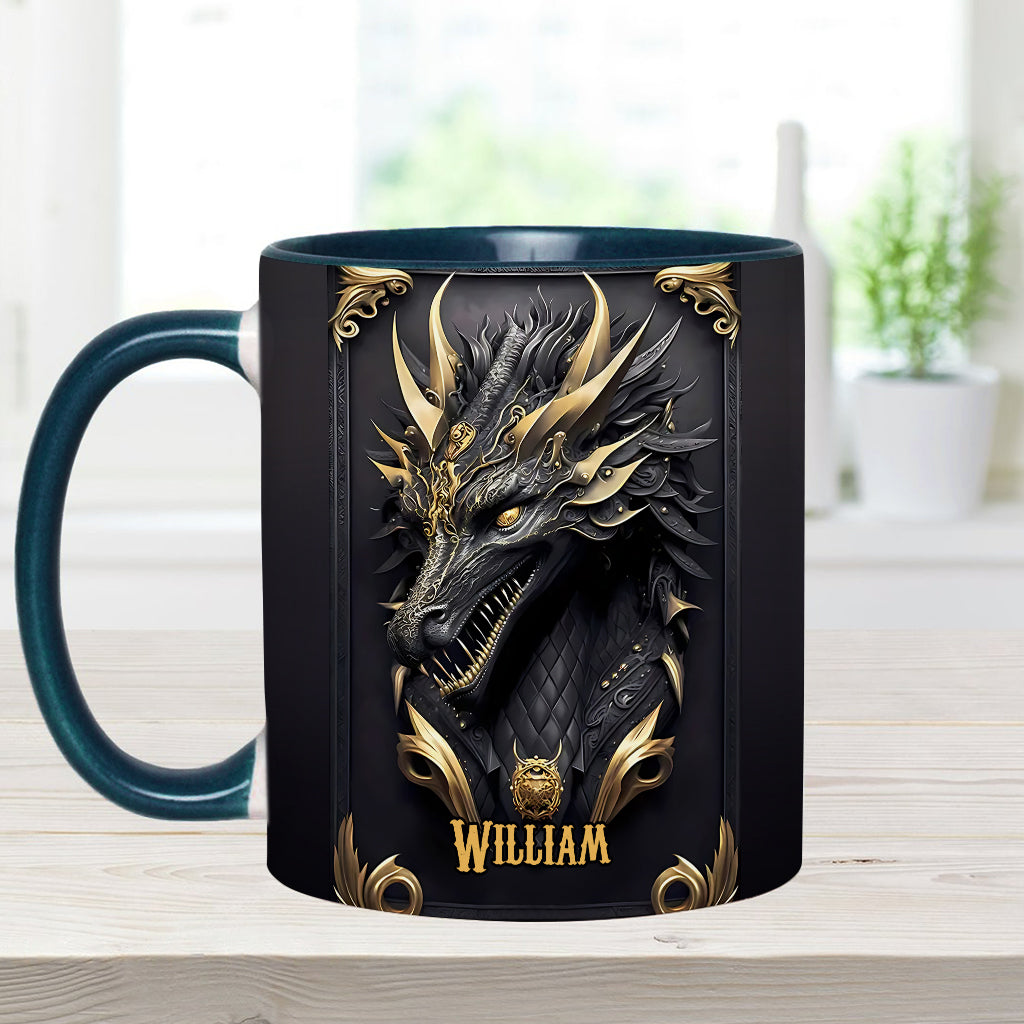 Mug personnalisé « J’adore les dragons »