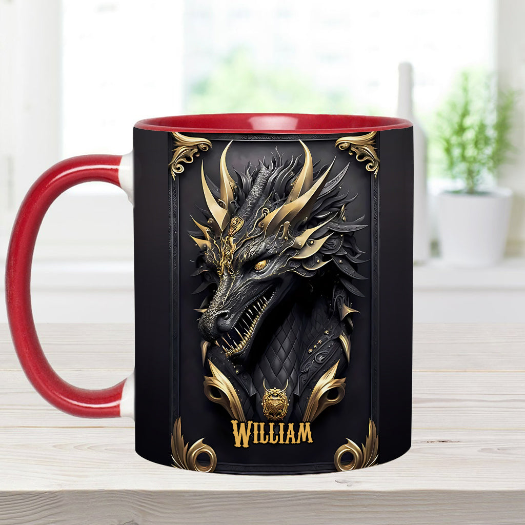 Mug personnalisé « J’adore les dragons »