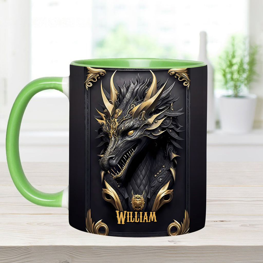 Mug personnalisé « J’adore les dragons »