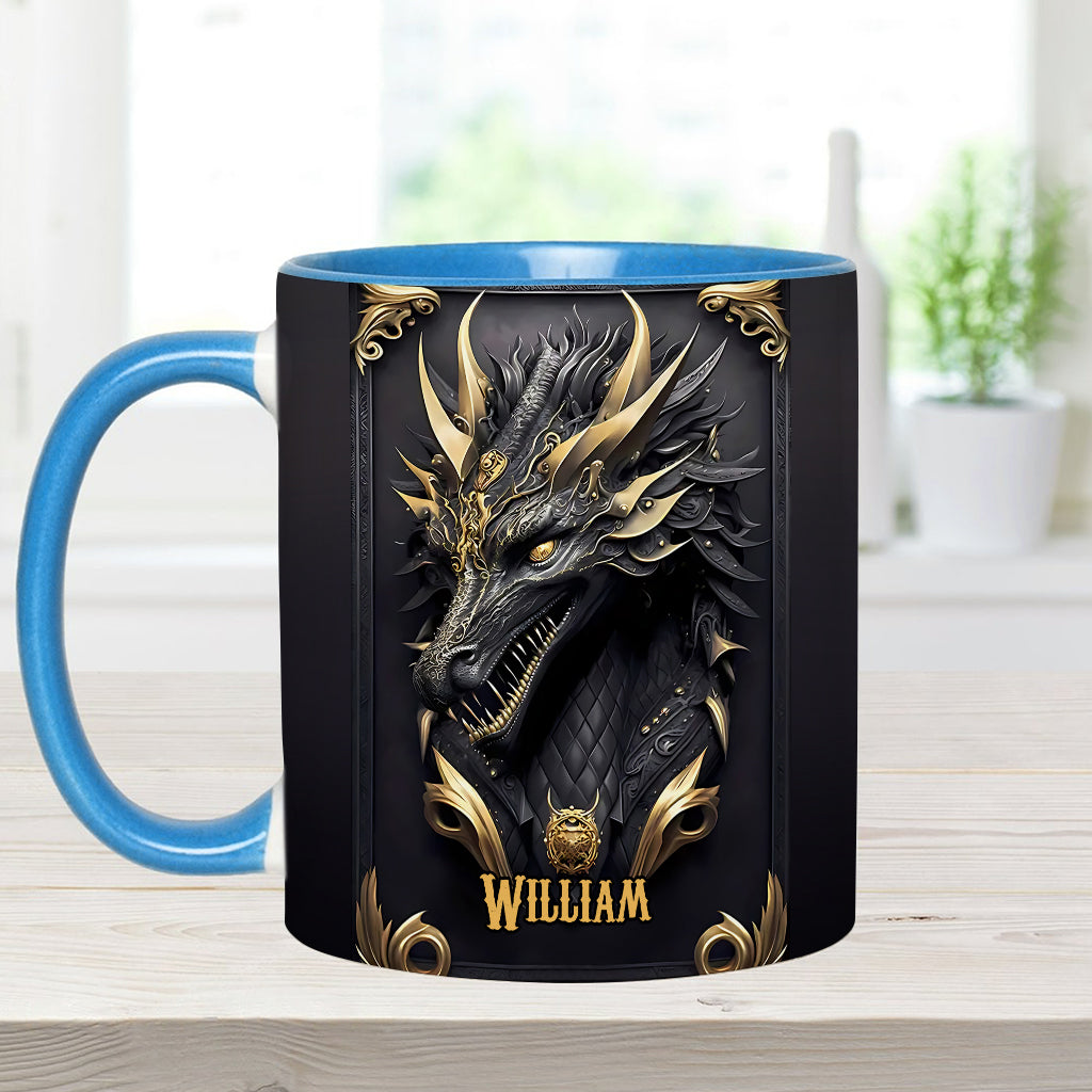 Mug personnalisé « J’adore les dragons »