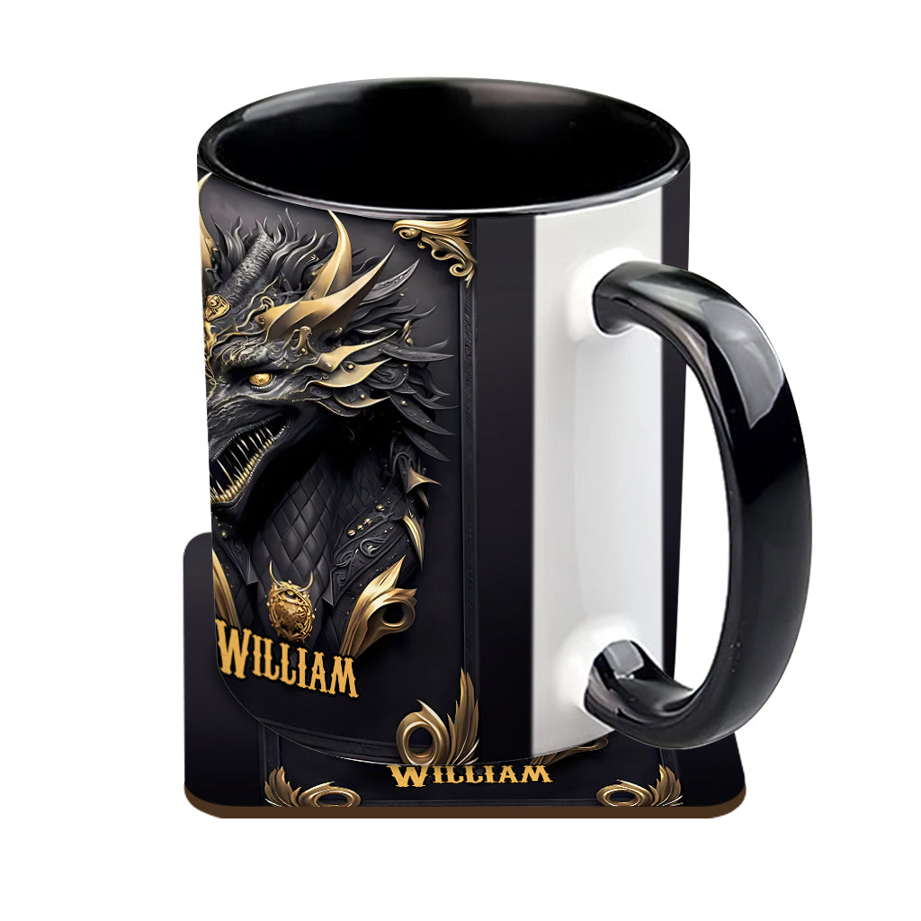 Mug personnalisé « J’adore les dragons »