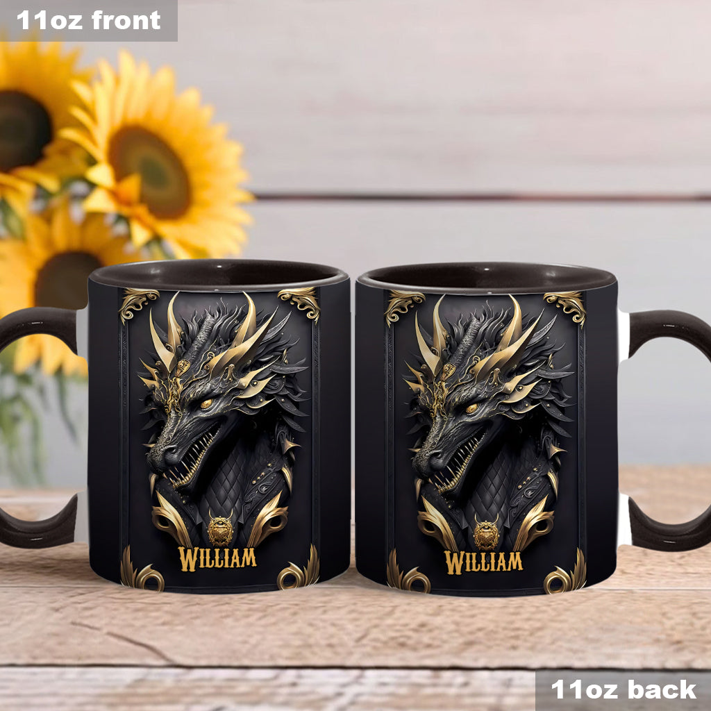 Mug personnalisé « J’adore les dragons »