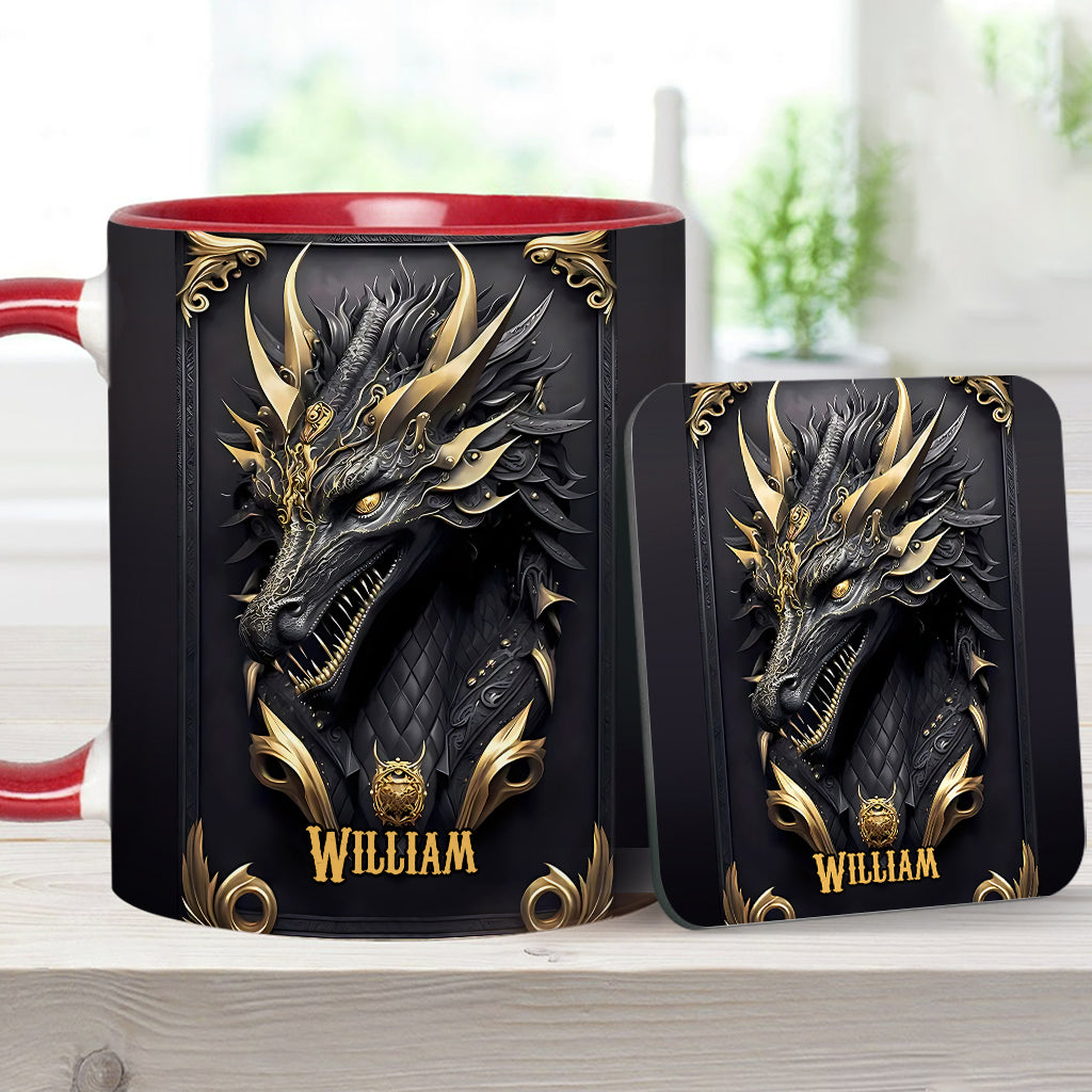 Mug personnalisé « J’adore les dragons »