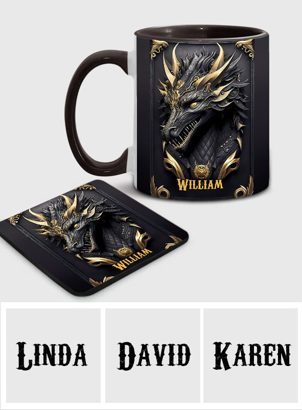 Mug personnalisé « J’adore les dragons »