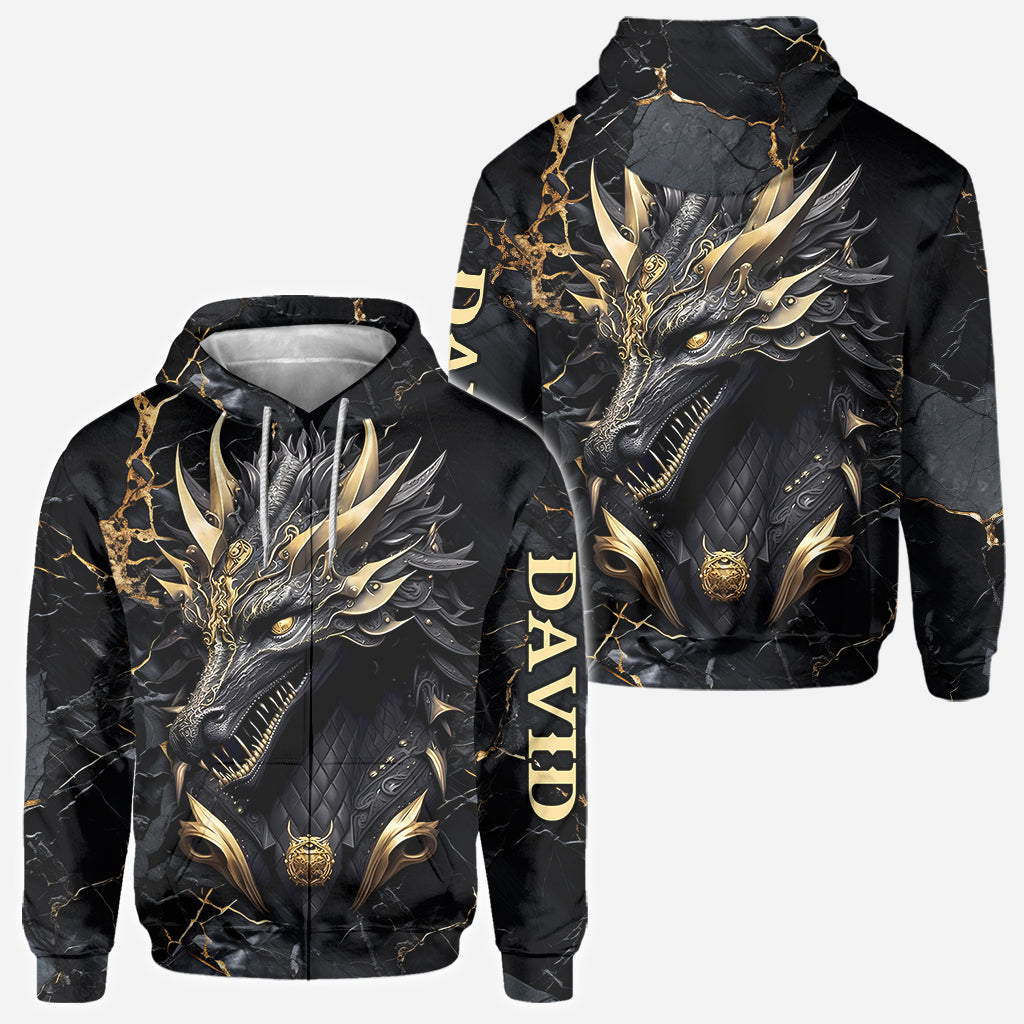 Cœur de Dragon - T-shirt personnalisé avec motif dragon