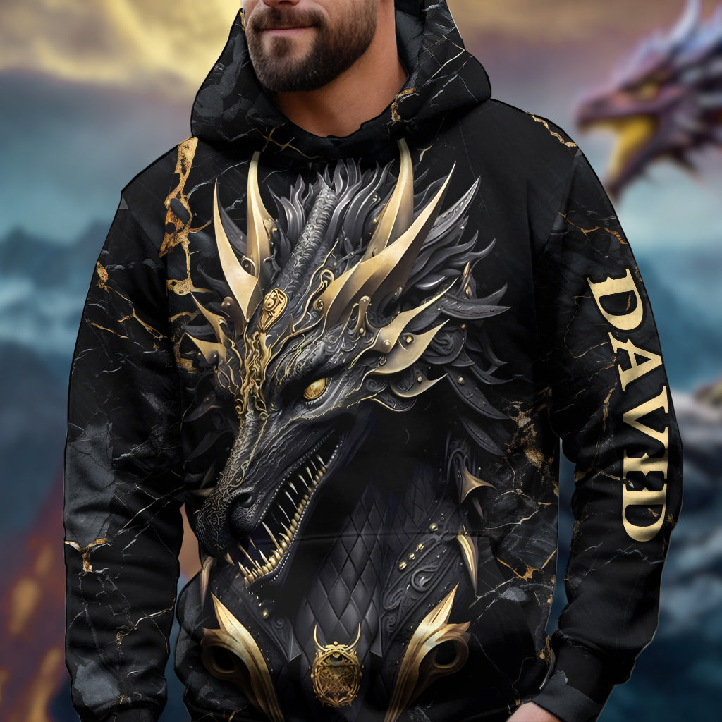 Cœur de Dragon - T-shirt personnalisé avec motif dragon