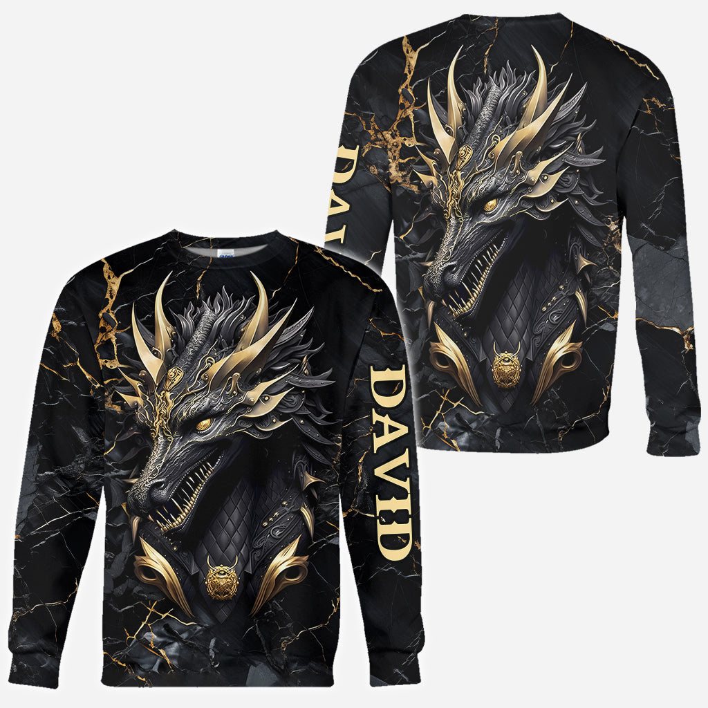 Cœur de Dragon - T-shirt personnalisé avec motif dragon