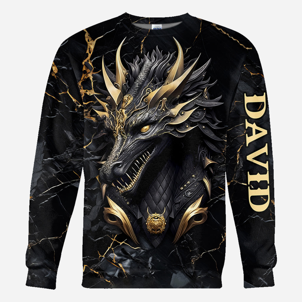 Cœur de Dragon - T-shirt personnalisé avec motif dragon