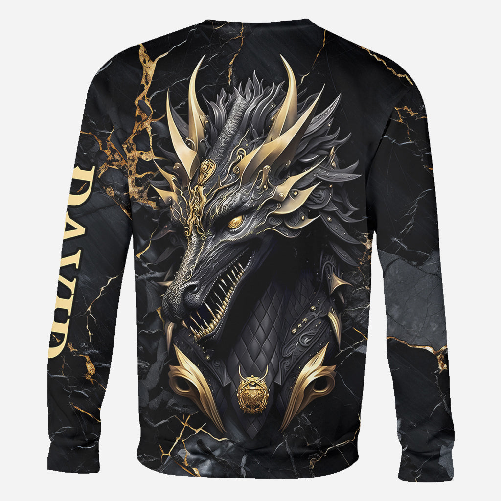 Cœur de Dragon - T-shirt personnalisé avec motif dragon