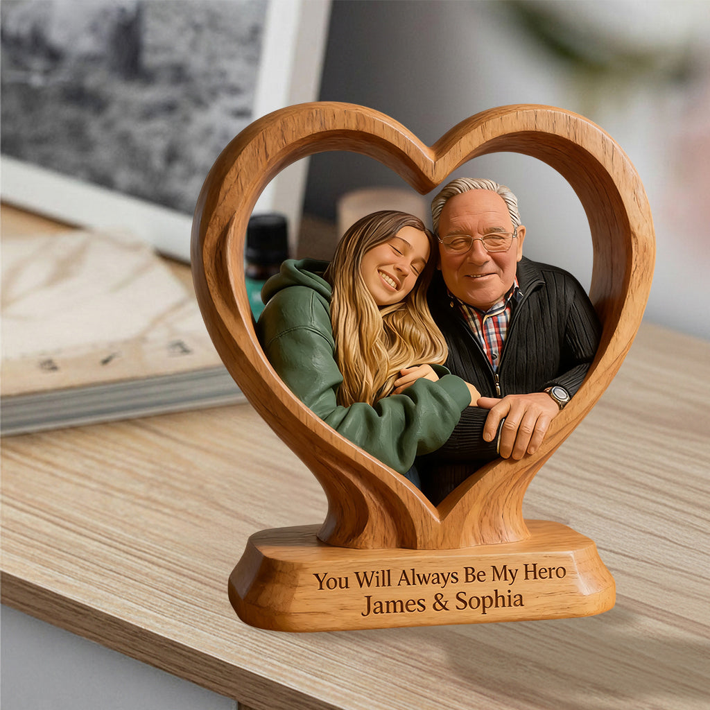 Vous êtes le meilleur papa - Figurine 3D personnalisée premium