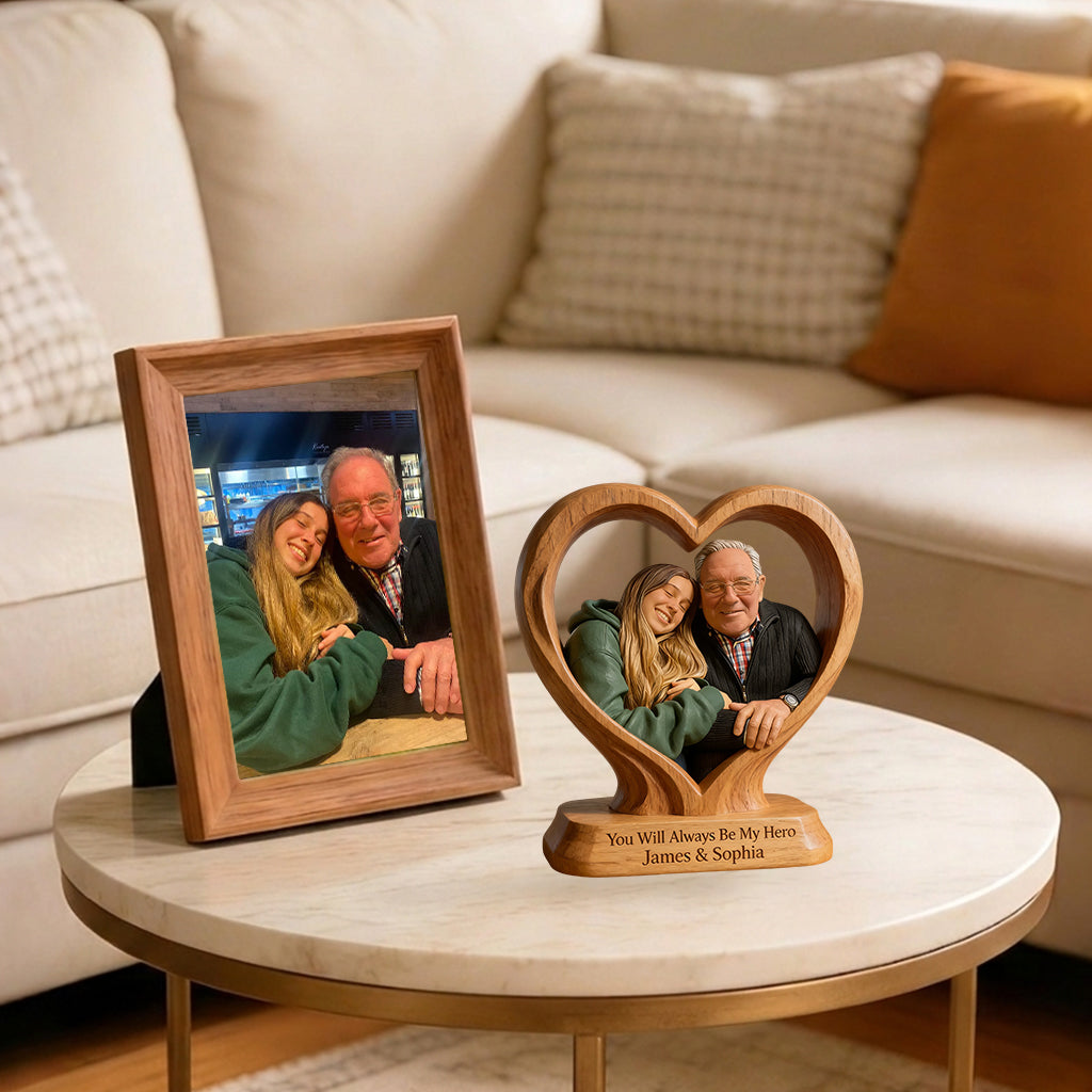 Vous êtes le meilleur papa - Figurine 3D personnalisée premium