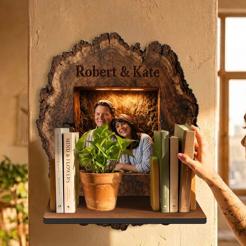 I'm Yours No Return Of Refunds - Personalized Couple Wooden Floating Shelf