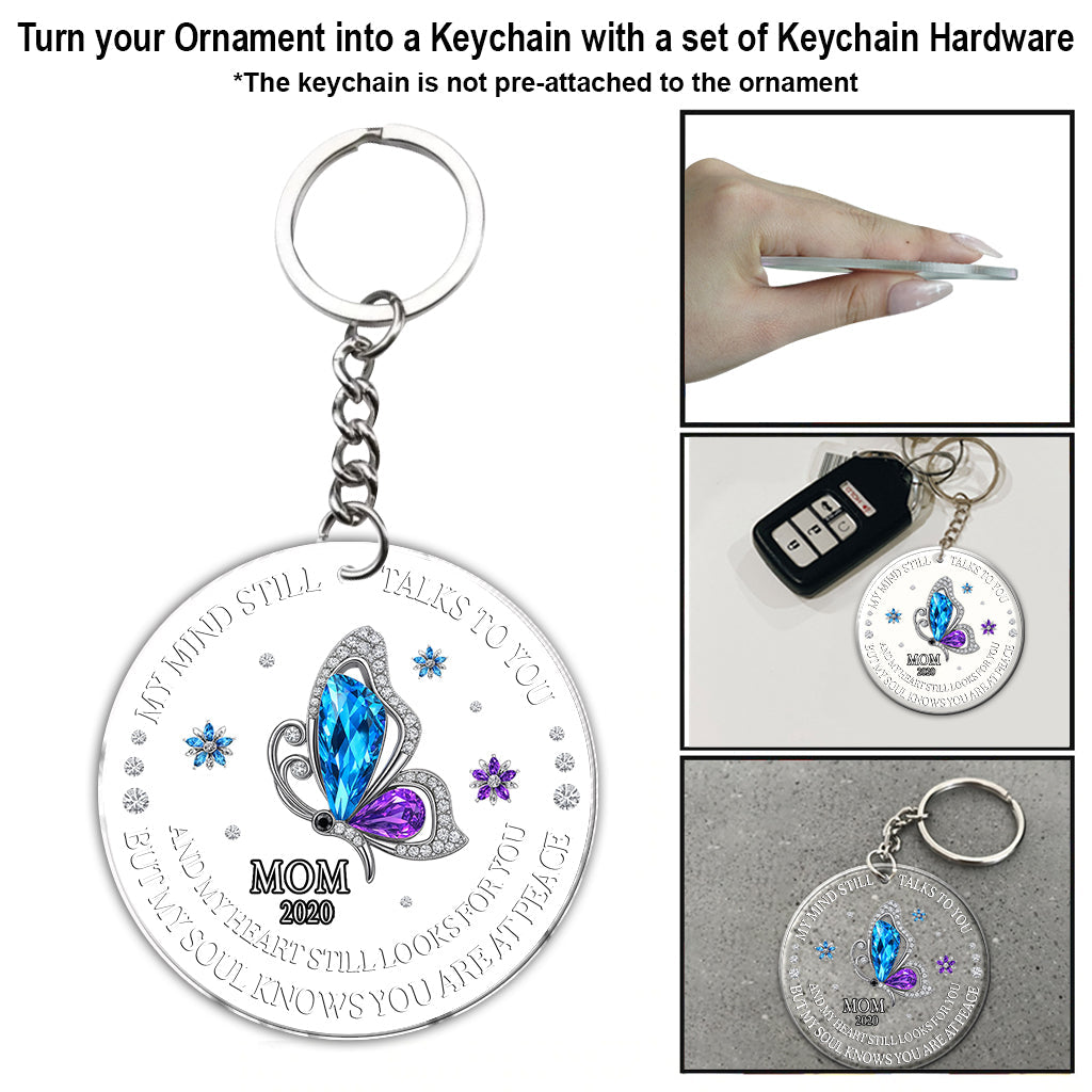 My Soul Knows You Are At Peace - Personalized Memorial Ornament