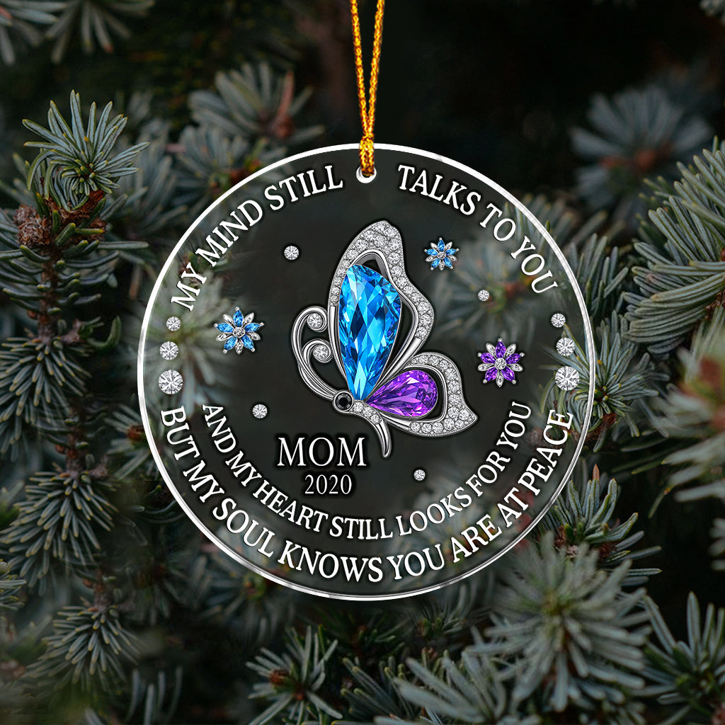 My Soul Knows You Are At Peace - Personalized Memorial Ornament