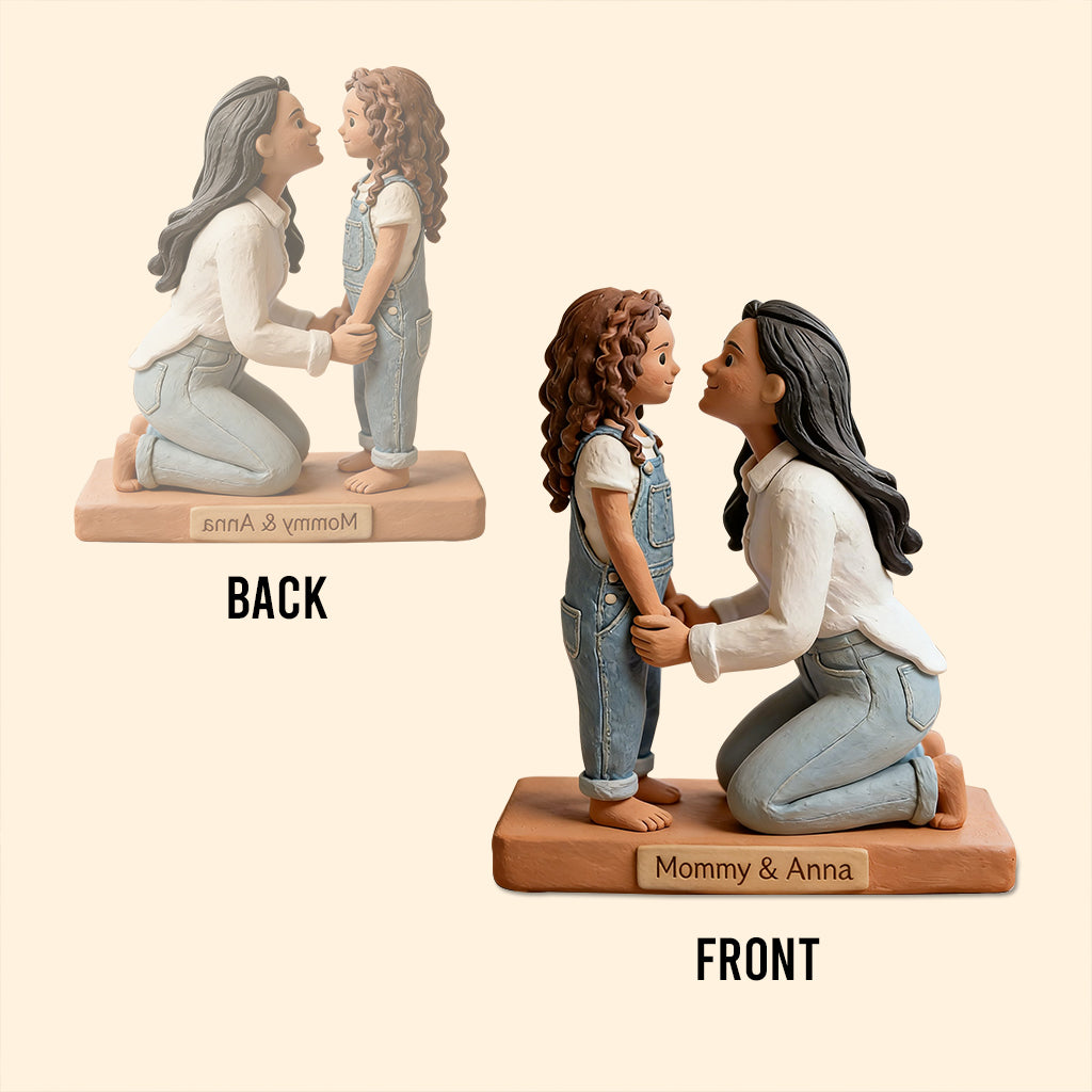 Cadeau idéal pour maman - Plaque acrylique personnalisée « Mère » en forme de carte de vœux