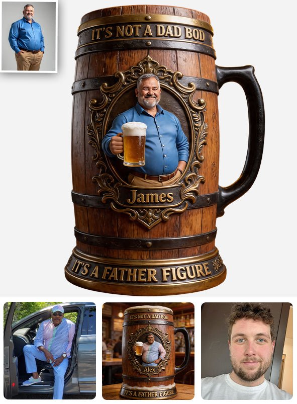 Ce n'est pas une bière de papa - Chope à bière personnalisée