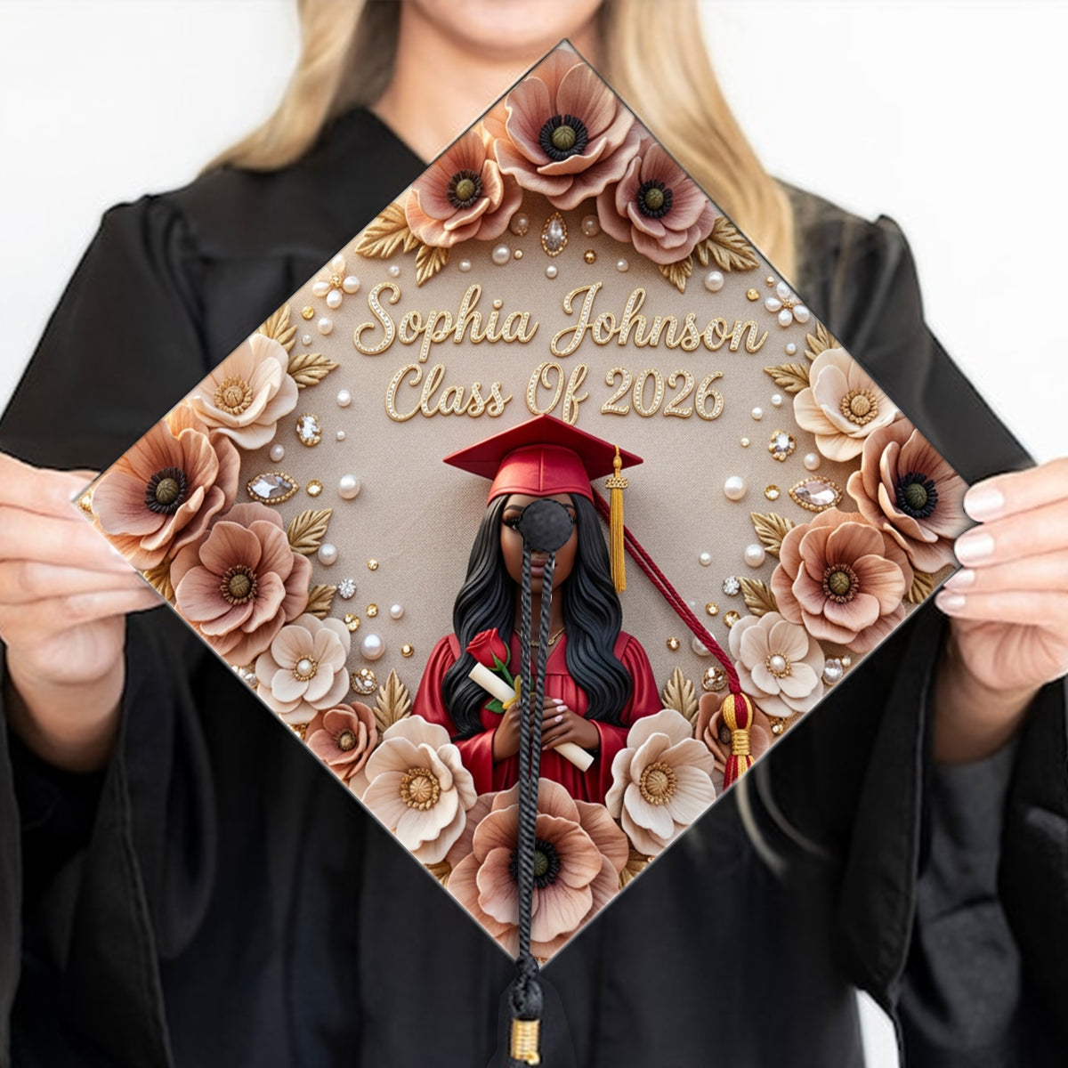 Custom Graduation Hat From Any Photo - Personalized Graduation Cap Topper