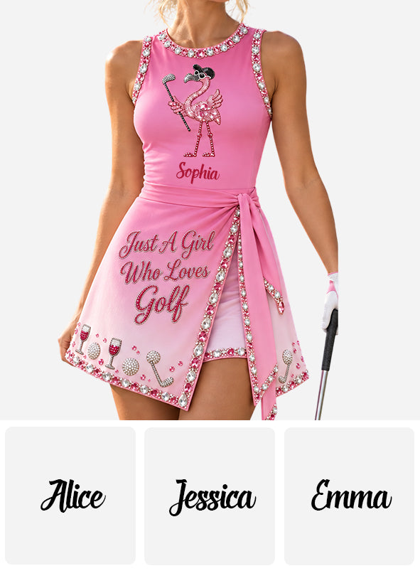 Amour du Golf - Robe Skort Wrap Personnalisée