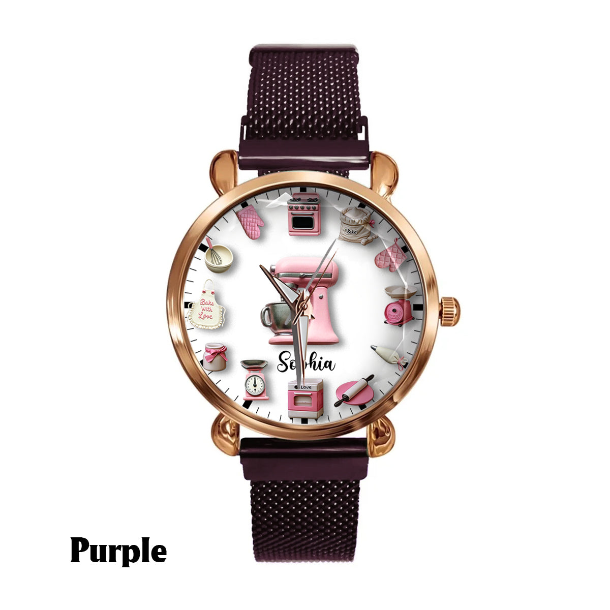 Love Baking - Personalized Baking Women Hand Watch