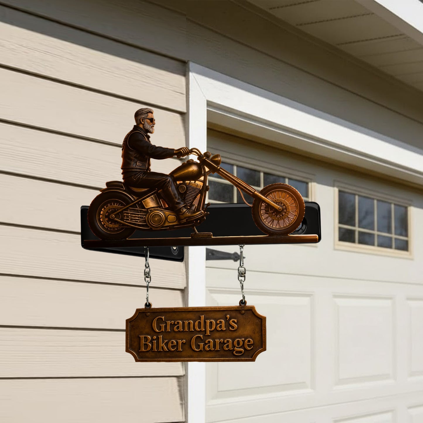 Born To Ride - Personalized Biker Wooden Wall Mount Sign