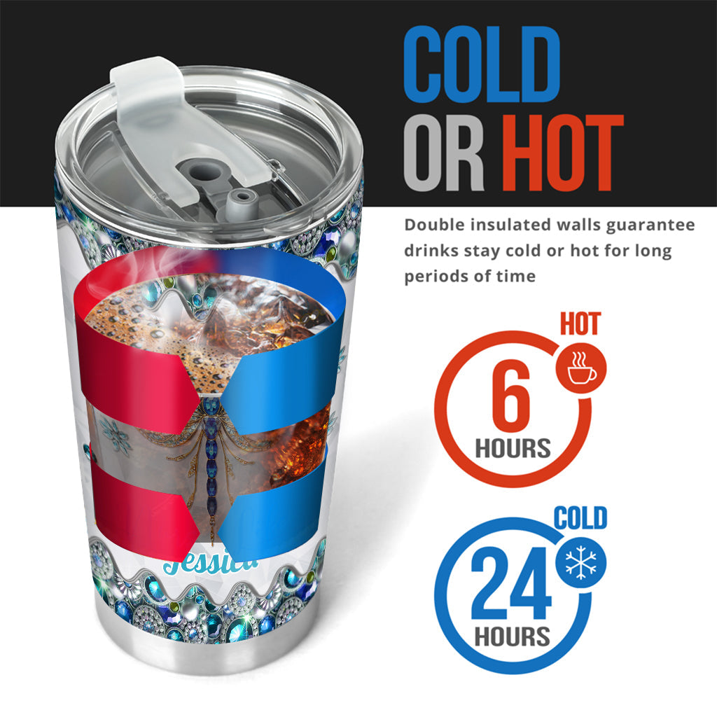 Magnifique libellule - Gobelet libellule personnalisé
