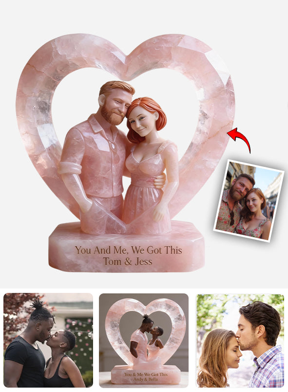 We Got This, Photo Personalized - Personalized Couple Custom Shaped Acrylic Plaque