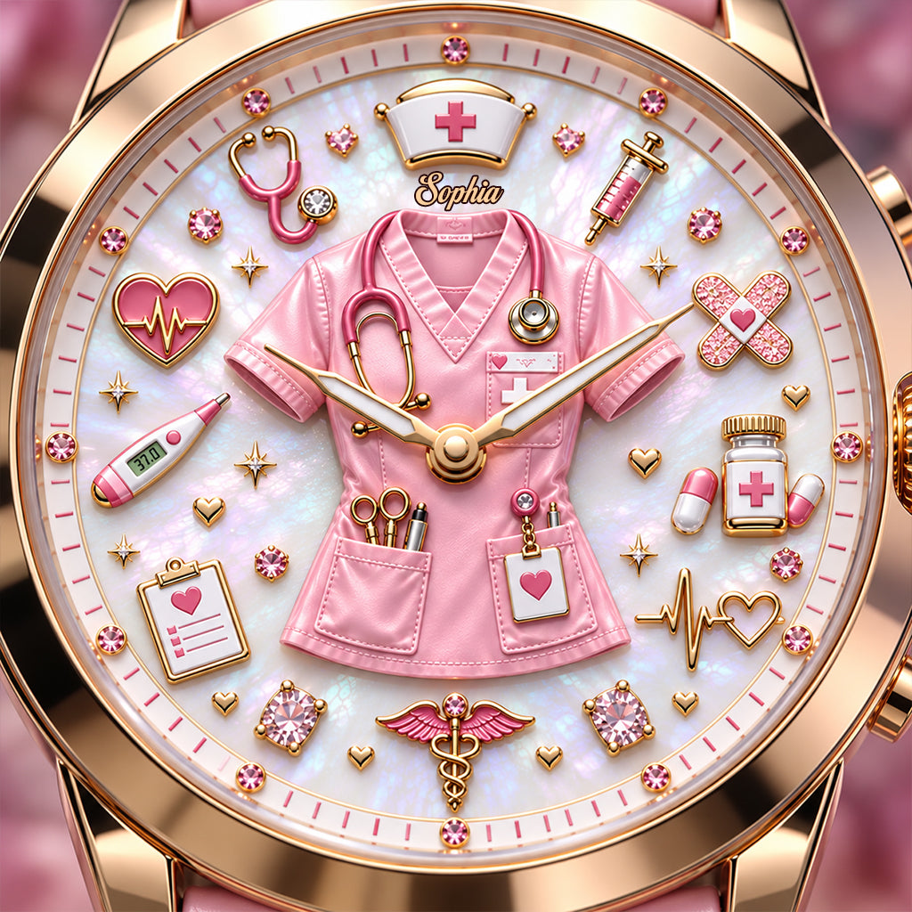 Vie d'infirmière - Montre Femme Personnalisée
