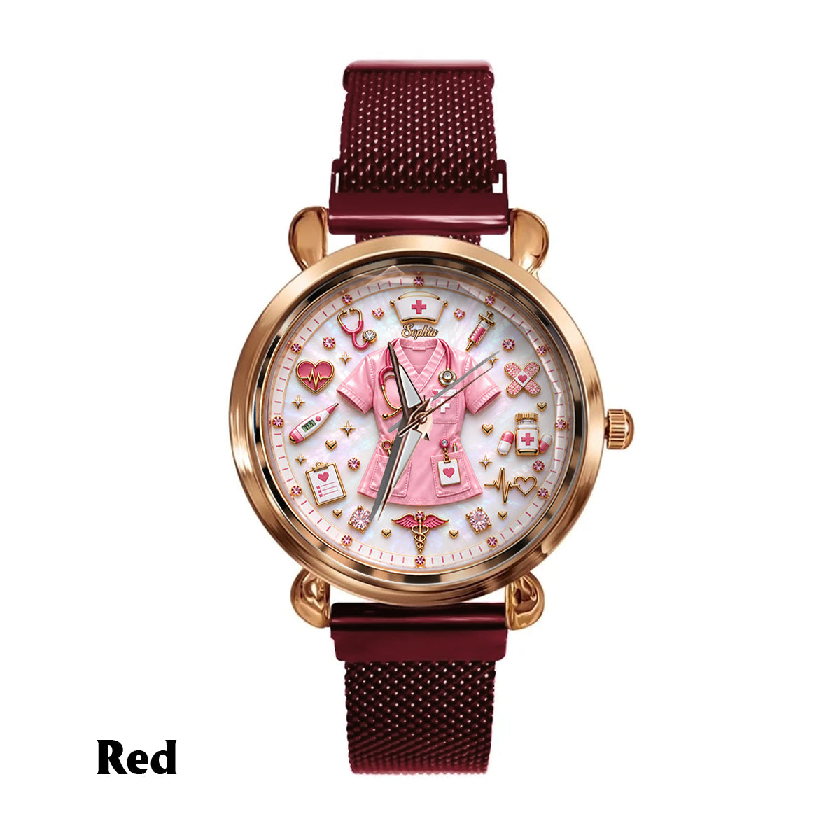 Vie d'infirmière - Montre Femme Personnalisée