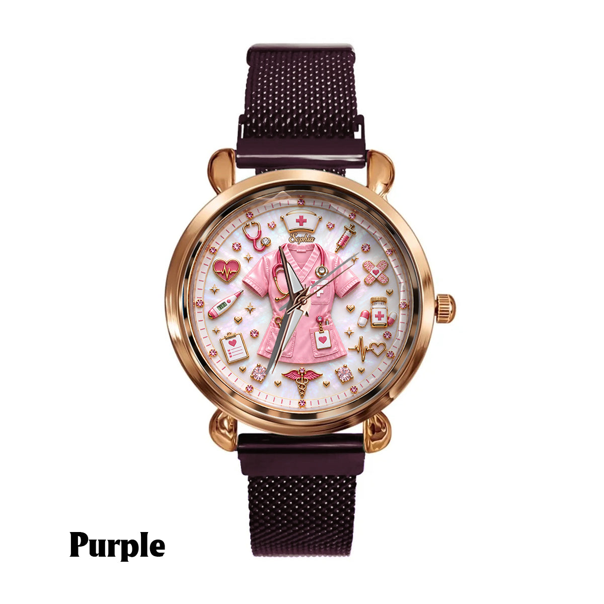 Vie d'infirmière - Montre Femme Personnalisée