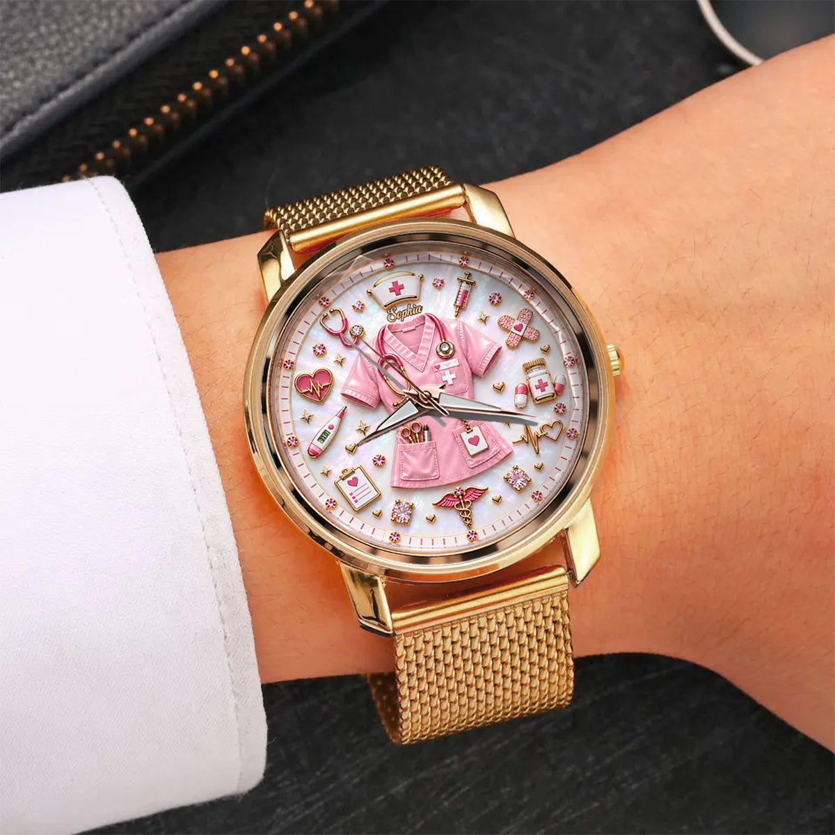 Vie d'infirmière - Montre Femme Personnalisée