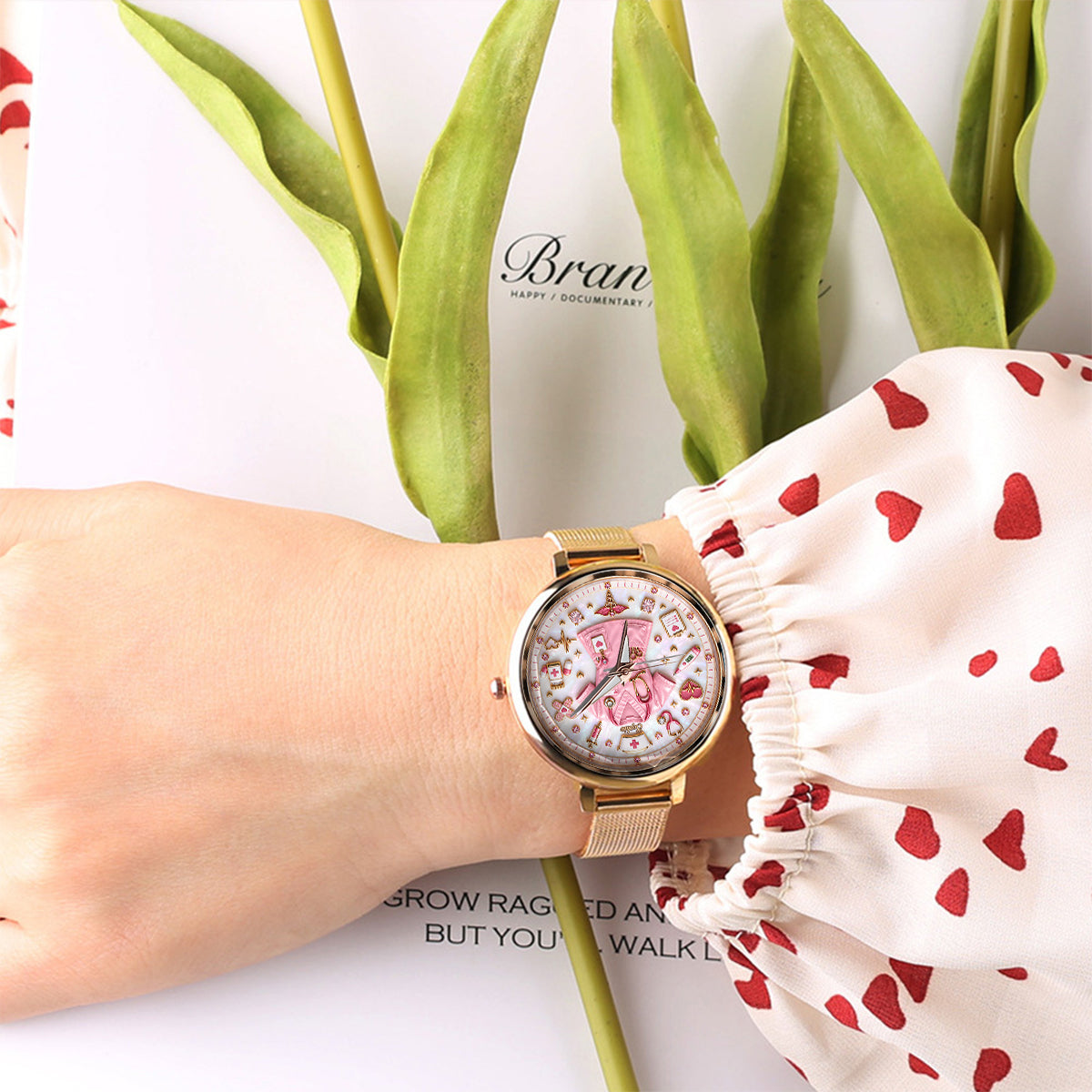 Vie d'infirmière - Montre Femme Personnalisée