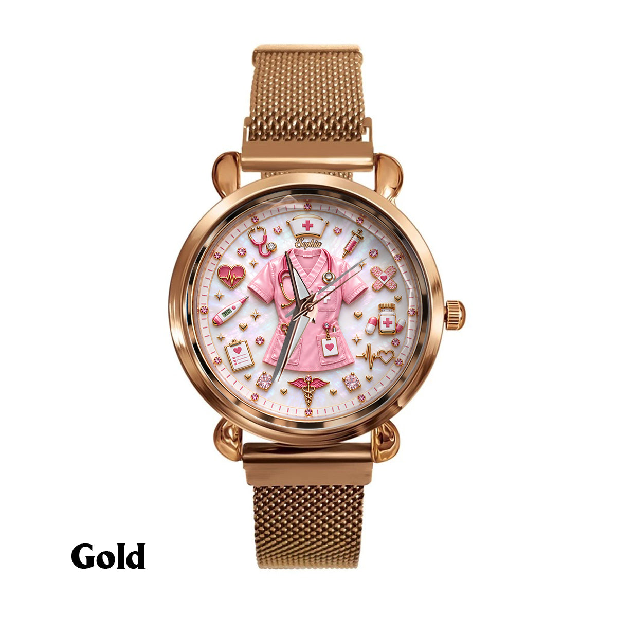 Vie d'infirmière - Montre Femme Personnalisée