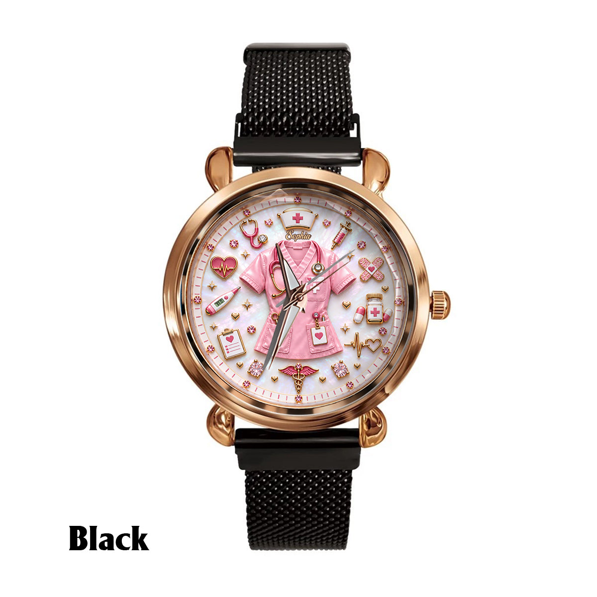 Vie d'infirmière - Montre Femme Personnalisée