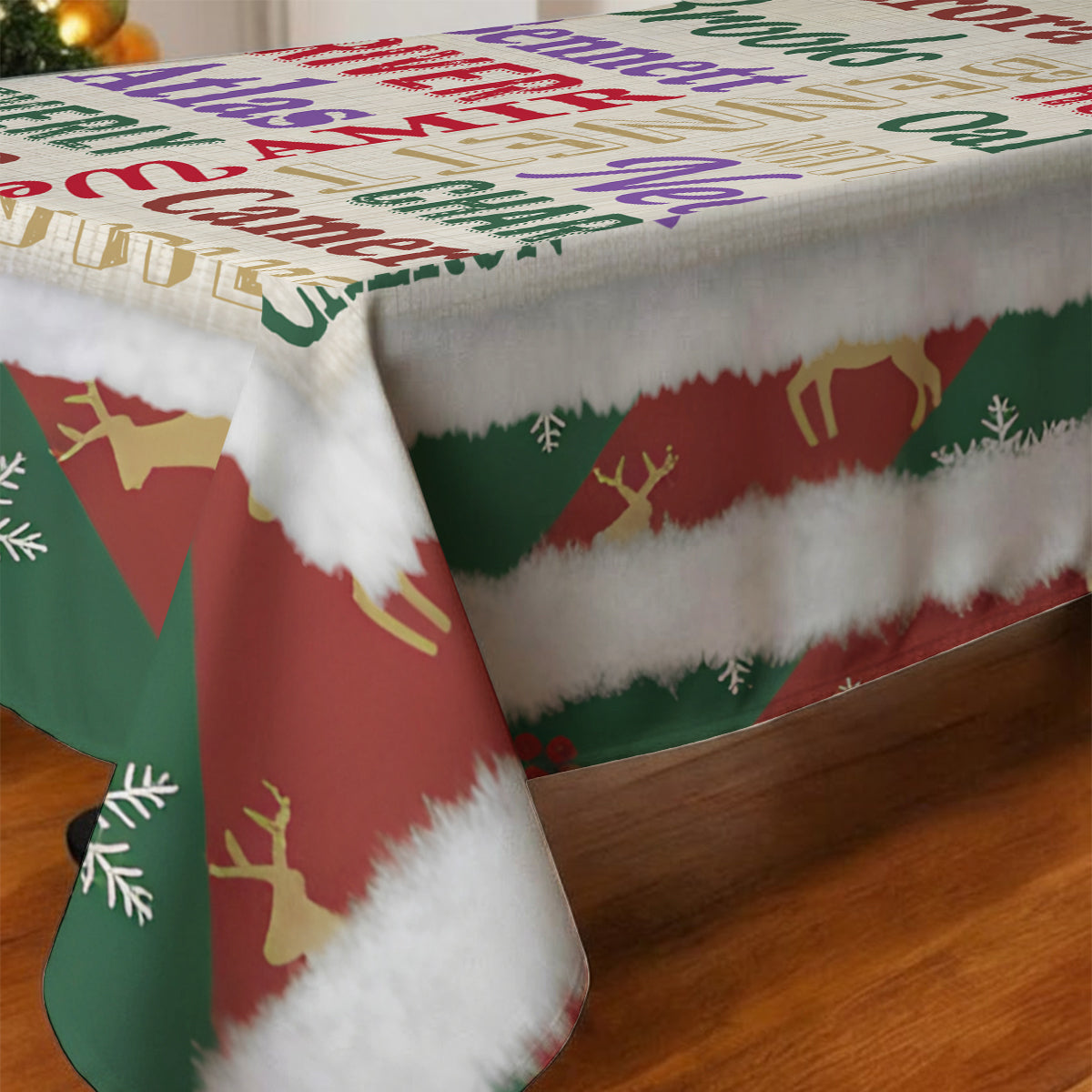 Nappe personnalisée « Famille heureuse »