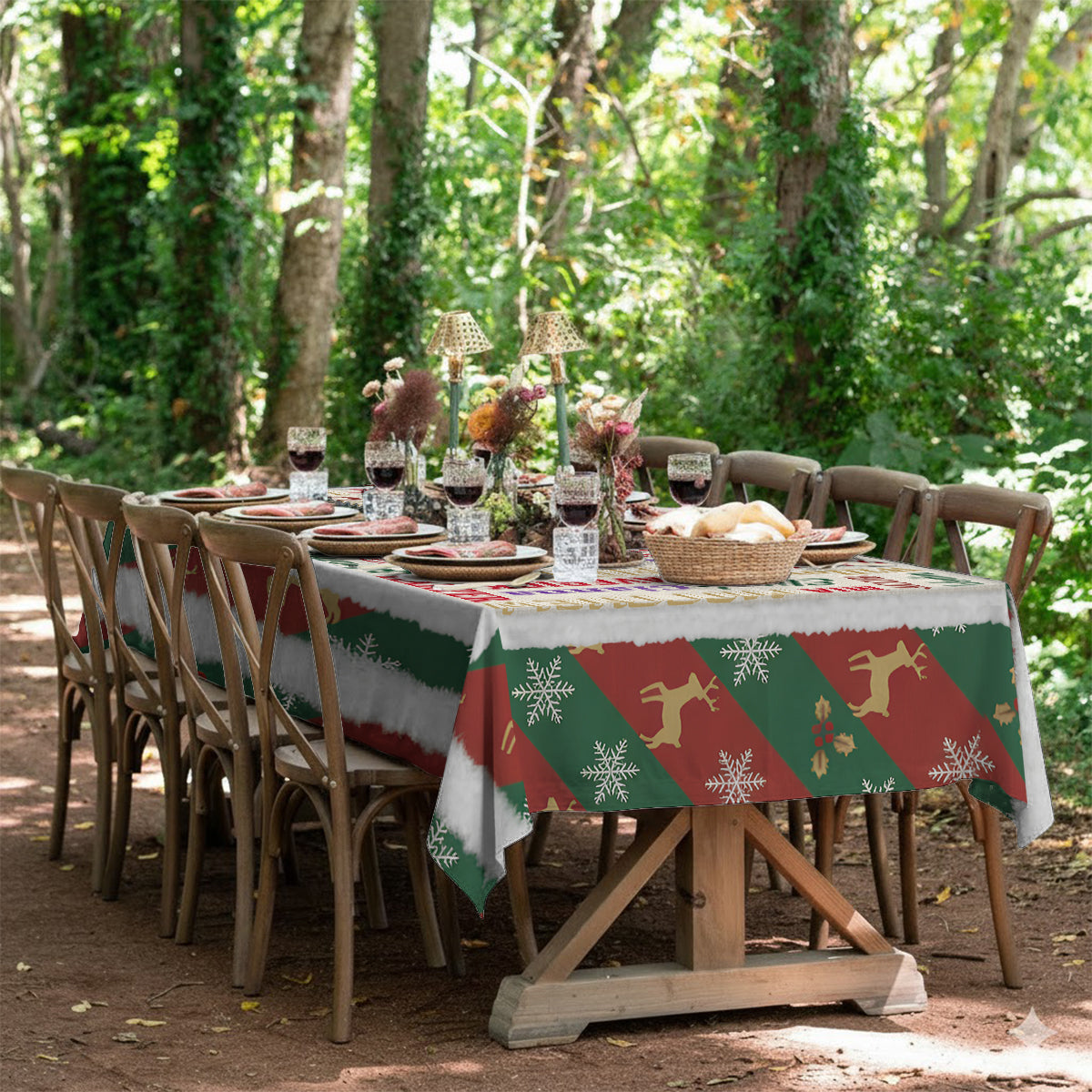 Nappe personnalisée « Famille heureuse »