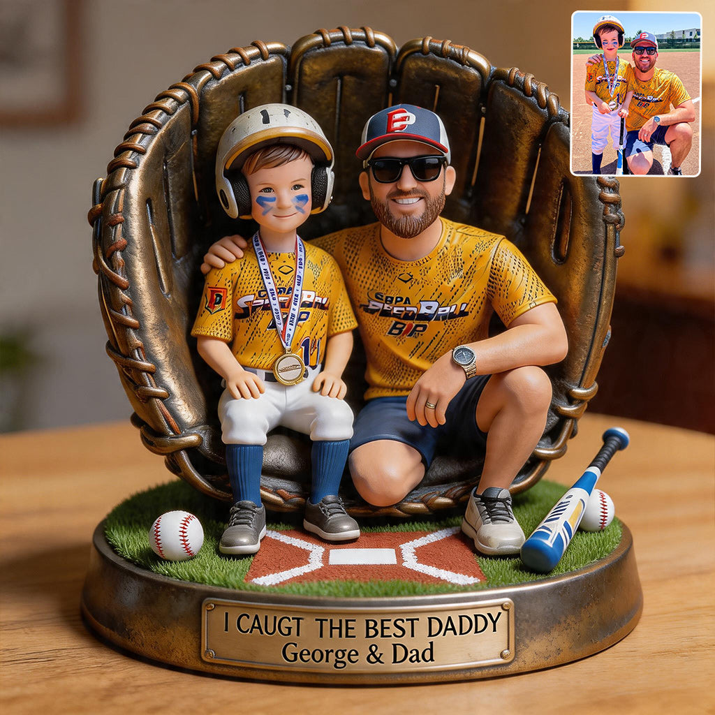 Photo Personnalisée - Plaque Acrylique Personnalisée en Forme de Baseball