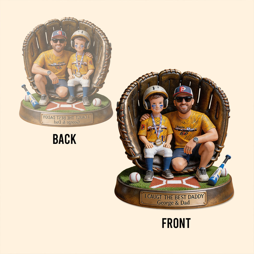 Photo Personnalisée - Plaque Acrylique Personnalisée en Forme de Baseball