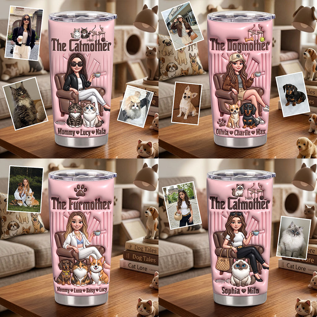 Dogmother Fur Mama Life - Tasse Personnalisée pour Chien