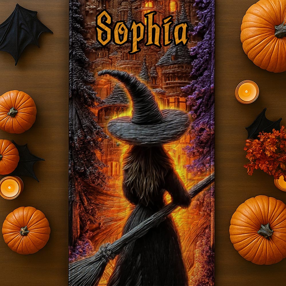 Witch Castle - Personalized Witch Table Runner