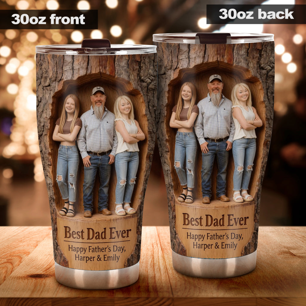 Meilleur Papa, Photo Personnalisée - Tasse Personnalisée pour Père