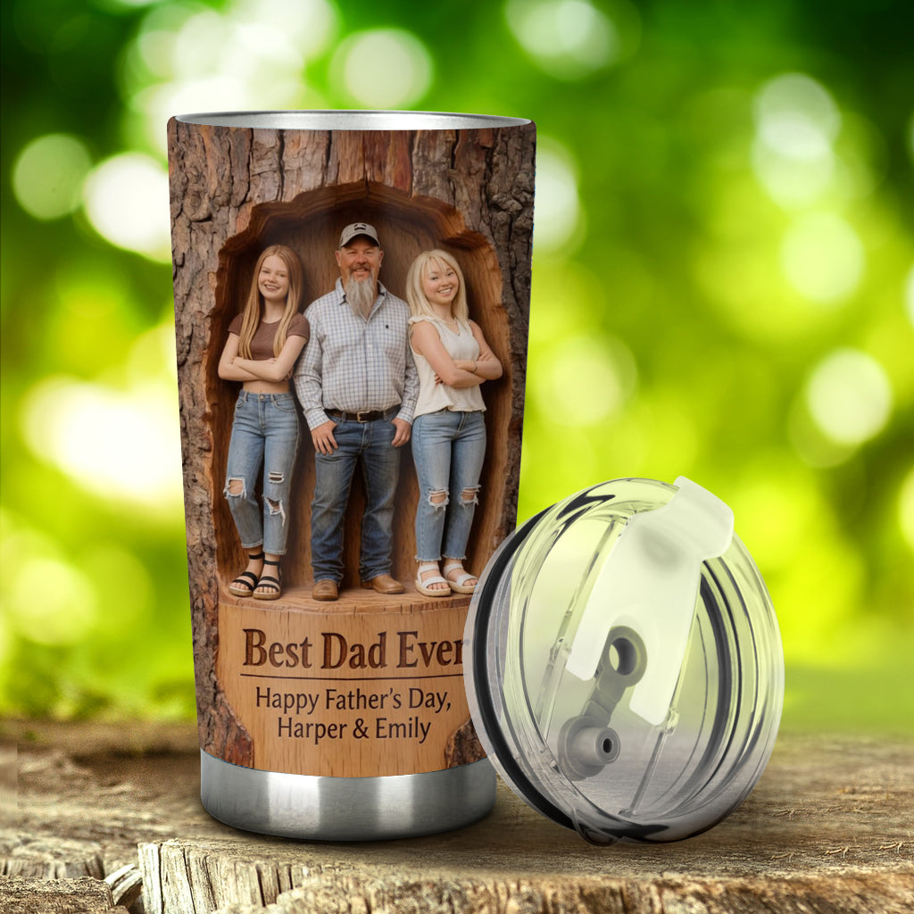 Meilleur Papa, Photo Personnalisée - Tasse Personnalisée pour Père