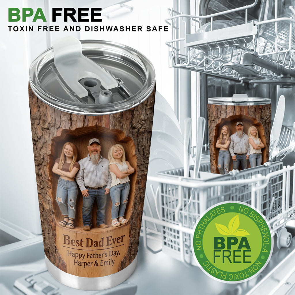 Meilleur Papa, Photo Personnalisée - Tasse Personnalisée pour Père