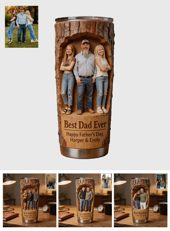 Meilleur Papa, Photo Personnalisée - Tasse Personnalisée pour Père
