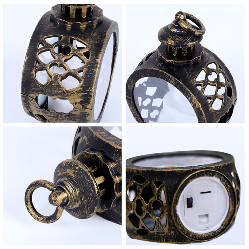 Tu me manques - Lanterne ronde commémorative personnalisée avec lumière