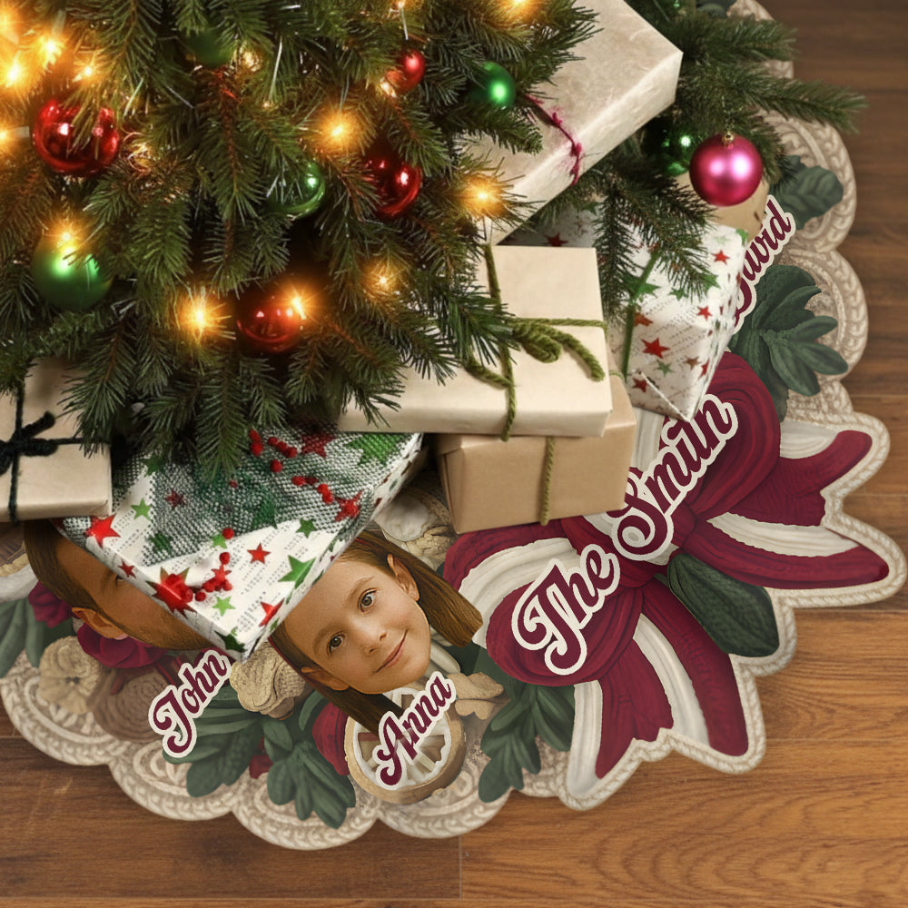 Ceci est nous - Jupe de sapin personnalisée en forme de famille