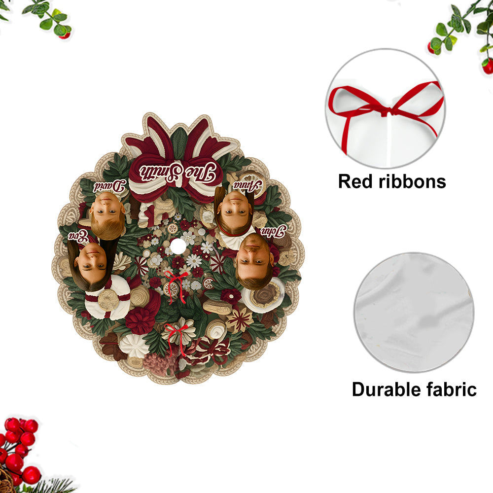 Ceci est nous - Jupe de sapin personnalisée en forme de famille