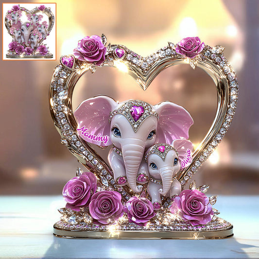 Best Mom Ever - Personalized Mother Custom Shaped Acrylic Plaque